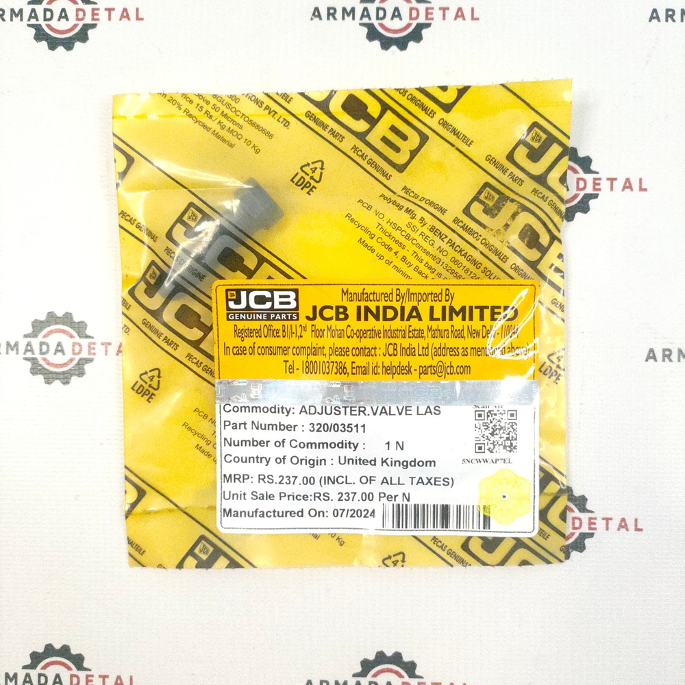 Регулятор клапана | 320/03511, 320/03666, 334/E0595 | JCB