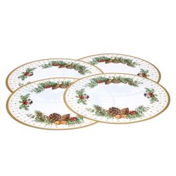 НАБОР ПОДСТАНОВОЧНЫХ САЛФЕТОК "CELEBRATION" ИЗ 4 ШТ., ДИАМЕТР=38 СМ