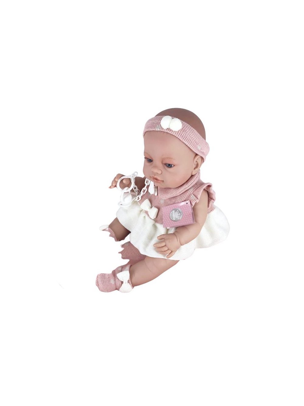Кукла Berbesa виниловая 42см RECIEN NACIDO с пледом (5109K)