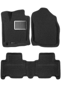Коврики салона для TOYOTA Rav 4 (2013-) Euromat 3D Lux черные. Арт. EM3D-005125