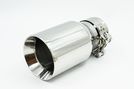 Насадка на глушитель AFM1-57-76 полированная прямая