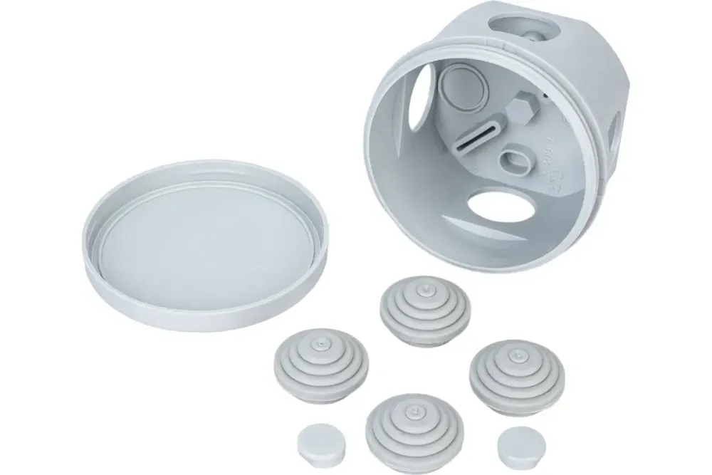 40-0110 Коробка распаячная ОП D70х50 безгалогенная (HF) IP55 Промрукав