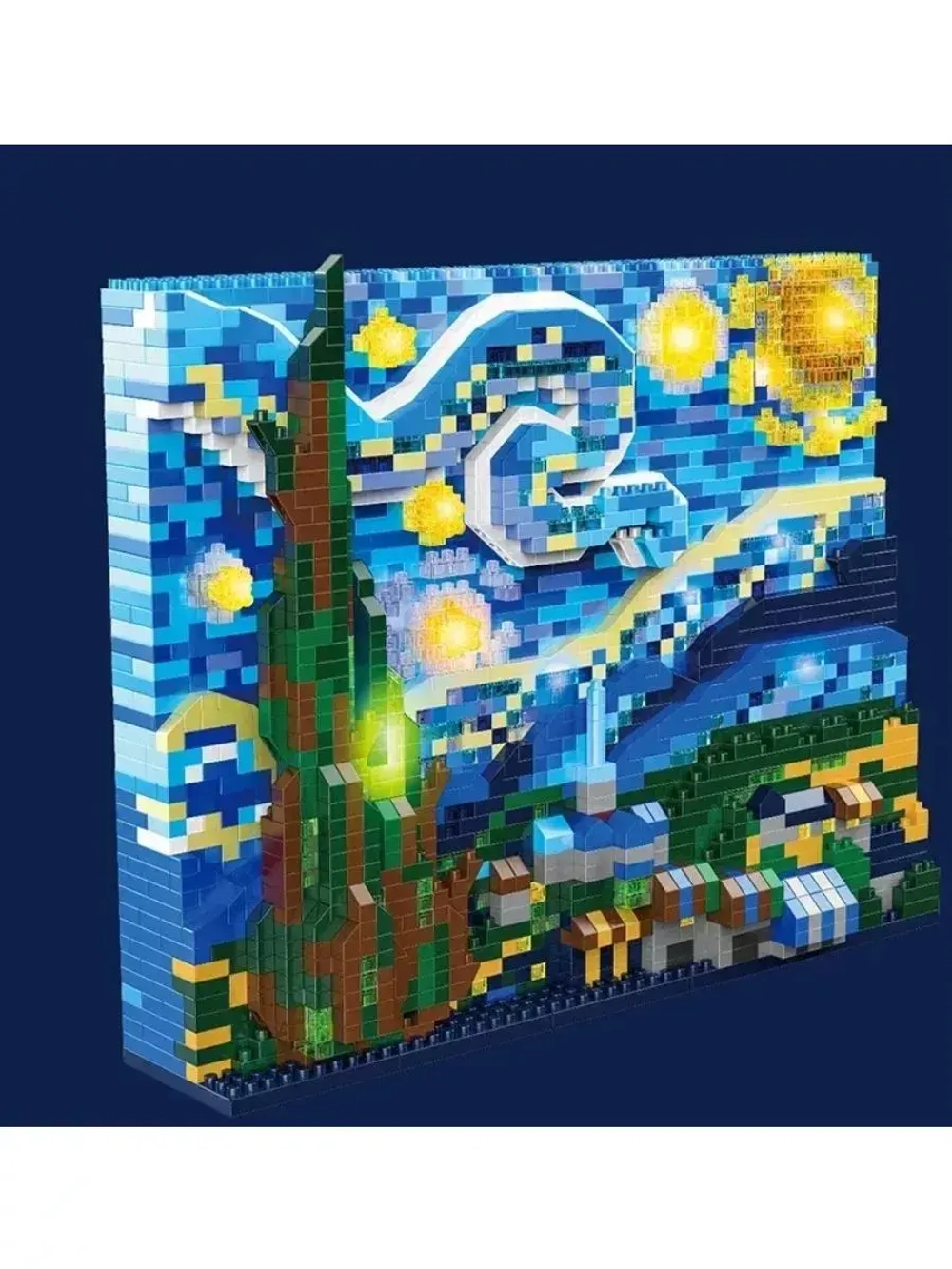 Конструктор Винсент Ван Гог Звездная ночь 2320 деталей