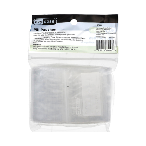 Ezy Dose, многоразовые пакетики с таблетками, 100 шт.