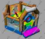 Коммерческий надувной батут "Весёлый пират"