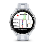 Умные часы Garmin Forerunner 965 Titanium White, спортивный ремешок "White" (010-02809-11)