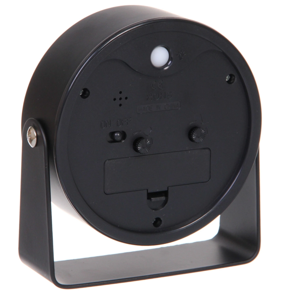 Будильник «GLORIA» 11*4см черный