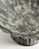 Ваза Valura из папье-маше серая Ø 33 см