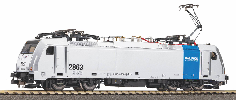 Электровоз BR 186 Railpool VI, декодер + звук