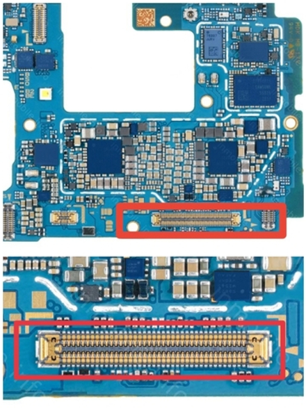 Samsung Galaxy A56 5G (SM-A566E) - FPC коннектор дисплея (на плату)