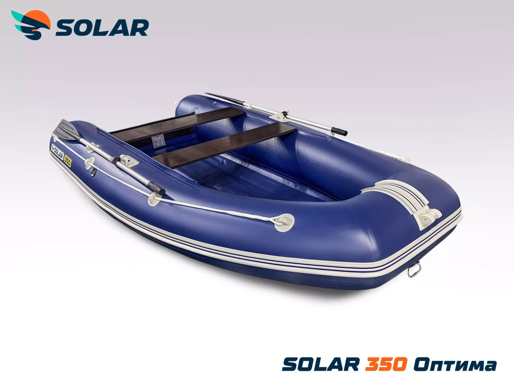Лодка надувная моторная solar-350 к (оптима)