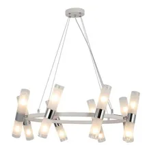 74784/16R WHITE+CHROME (1) Люстра (RL)
