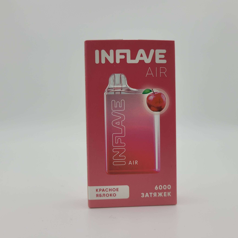 Inflave Air Красное яблоко 6000 купить в Москве с доставкой по России