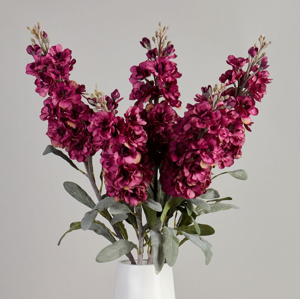 ЦВЕТОК ИСКУССТВЕННЫЙ "ДЕЛЬФИНИУМ" ВЫСОТА=81СМ. (МАЛ=12 ШТ/КОР=48ШТ.)