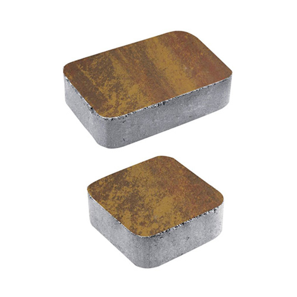 Тротуарная плитка КЛАССИКО - Листопад гладкий Осень, комплект из 2 видов плит