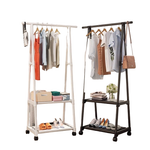 Напольная передвижная вешалка, треугольная стойка для одежды "Triangle Clothes Rack" 55х42х160см