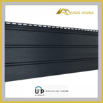 Софит Ю-Пласт Без перфорации  Графитовый 0,3м*3м