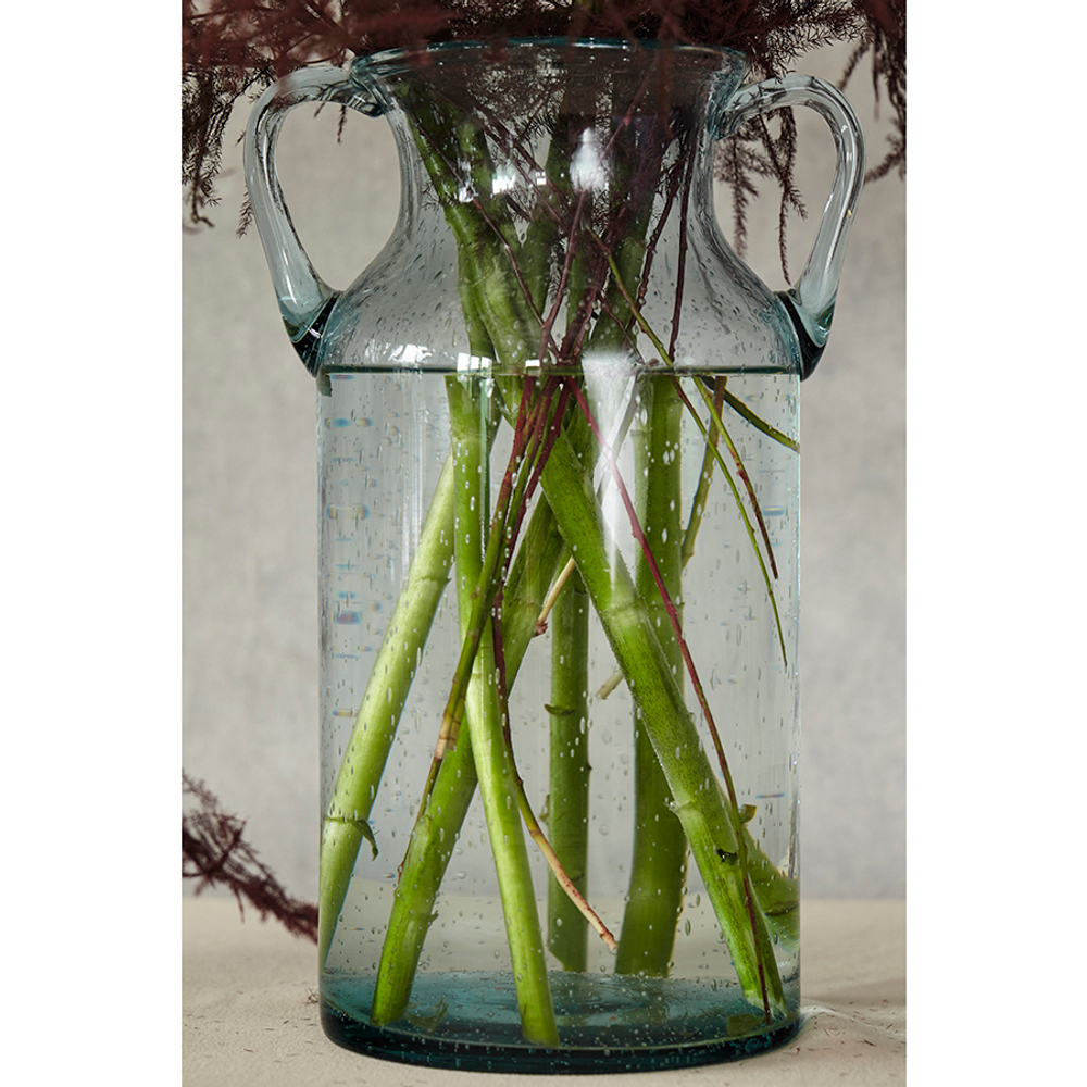 Ваза для цветов flowi, 29 см, голубая