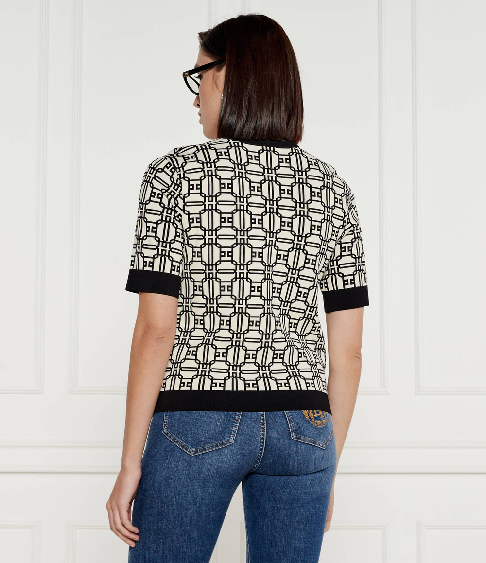 Свитер Elisabetta Franchi - экрю(MK19B47E2)