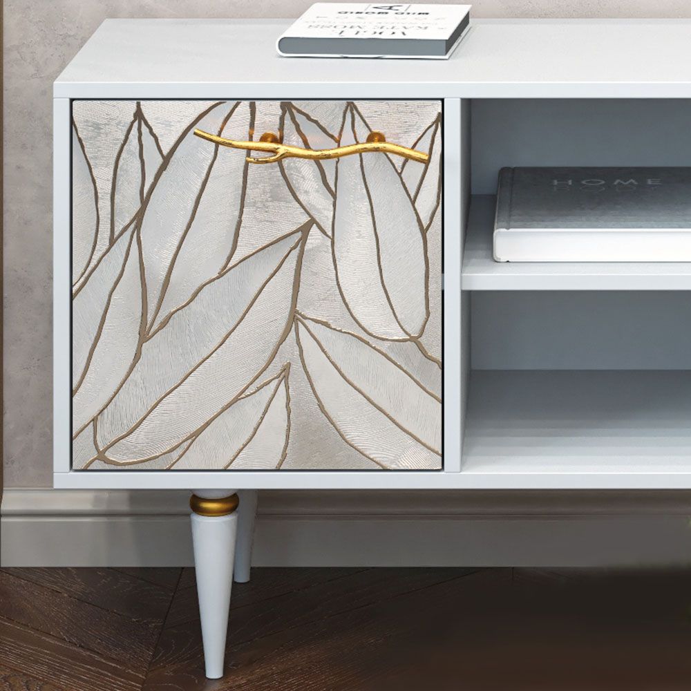 Тумба под ТВ Арт 155см Классик Айс Голд