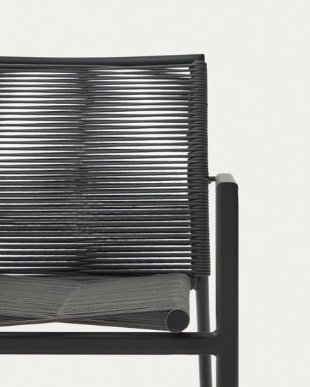 Culip Садовый стул из алюминия и шнура в сером цвете Испания La Forma