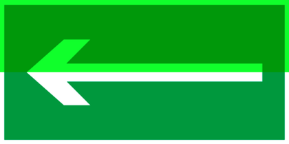 Е 24-02 "Направляющая стрелка влево"