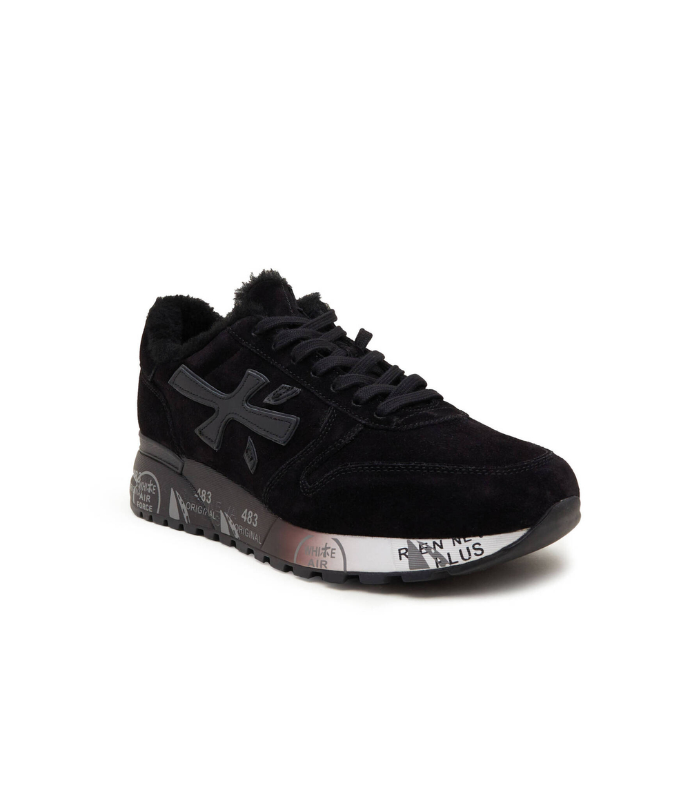 Кожаные кроссовки mick Premiata - черный(MICK)