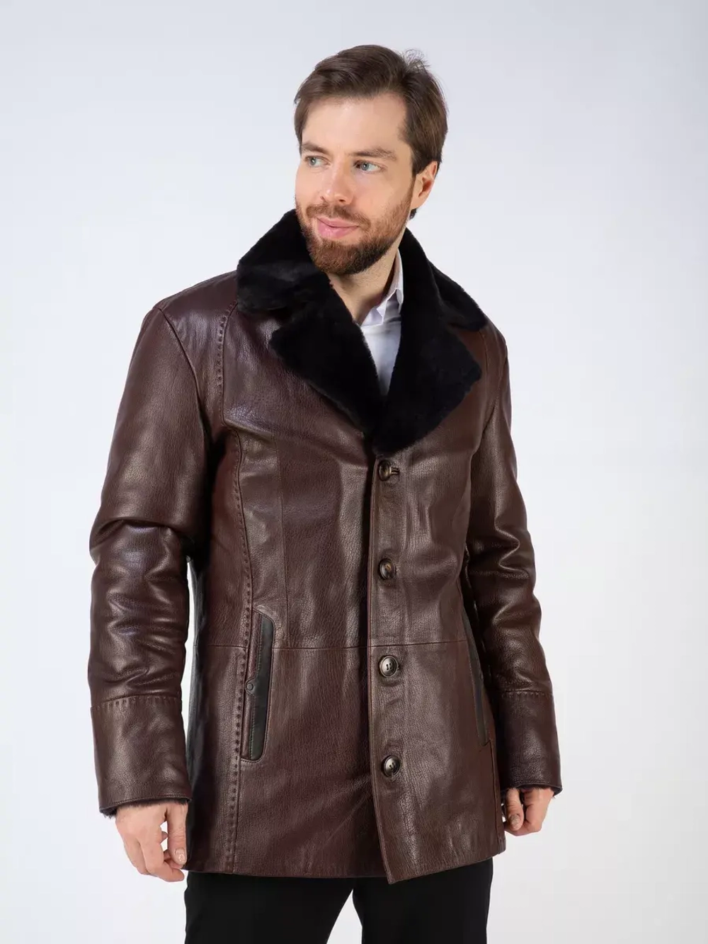 Дубленка натуральная стильная Турция