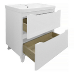 Тумба с раковиной Azario LOTOS 60/2 Н CS00081983 белая