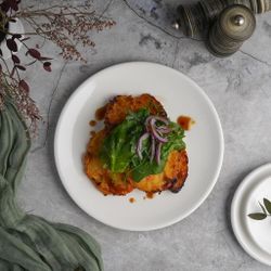 Тарелка d 23 см без борта белая фарфор P.L. Proff Cuisine [6]