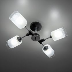 Citilux Эрик CL136145 Люстра потолочная Чёрная