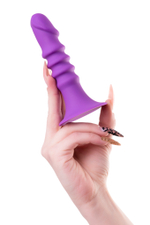 Анальный фаллоимитатор A-Toys Drilly фиолетовый 14 см