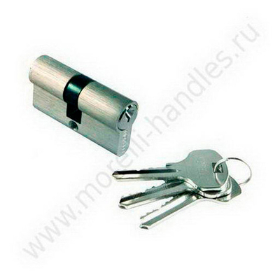 Цилиндр MORELLI 60C SN кл/кл бел.никель
