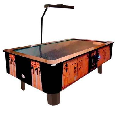 Аэрохоккей (220*120*75 см.) стальное поле + лампа над полем