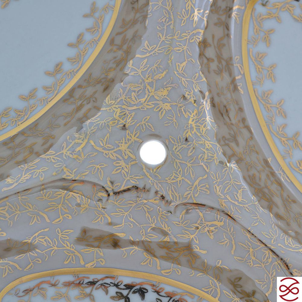 Этажерка 3 яруса Queen's Crown Aristokrat Лист Бежевый