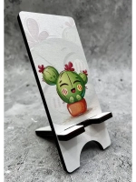 Подставка для телефона деревянная