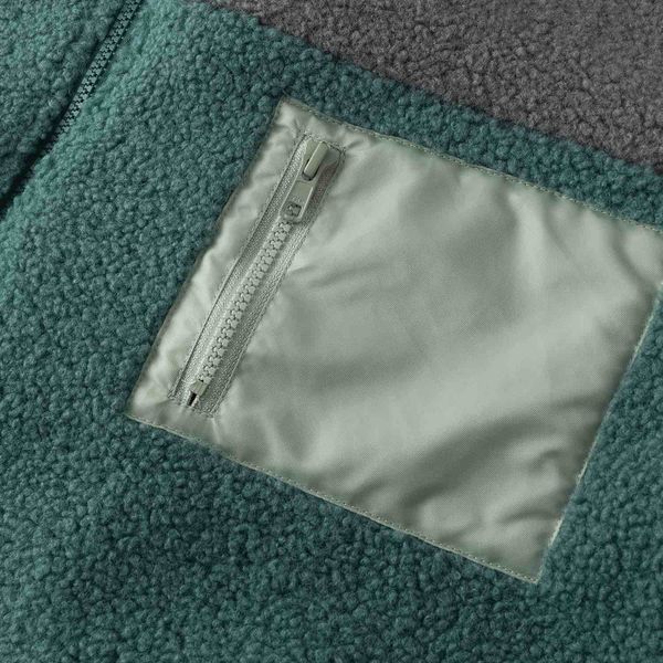 Куртка Furry HTF серая/изумрудная - фото 11