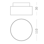 Светильник накладной LED 17W 4000K