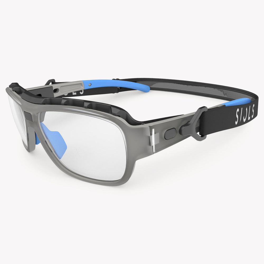 Спортивные очки с диоптриями детские Siols / Kids Fusion Hybrid / Crystal Dark Matt - Blue / Small 7-10 лет