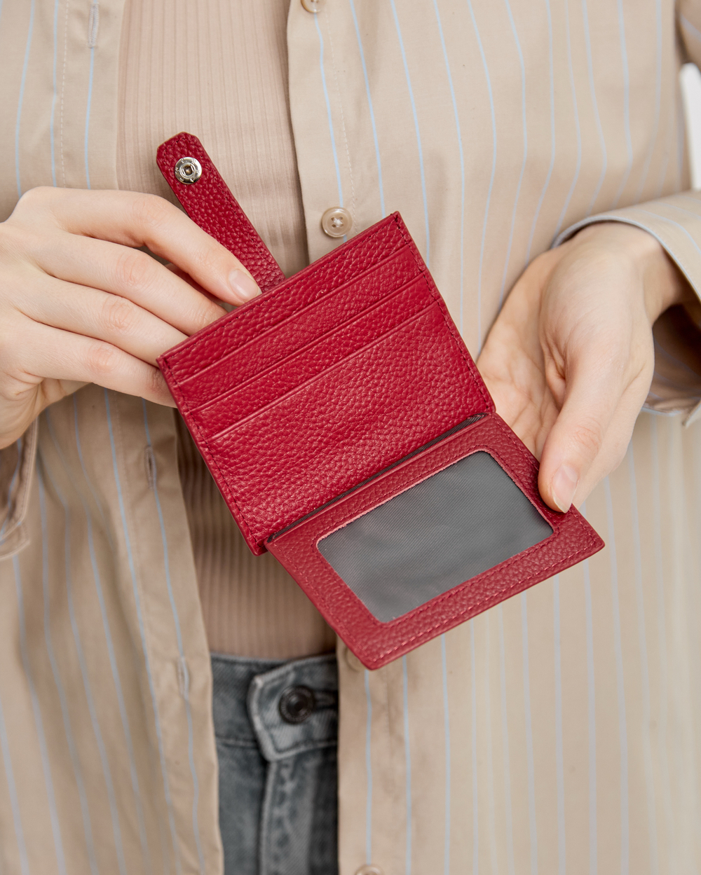 Картхолдер 595 03 бордовый