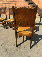 Старинные стулья 5 шт с ротангом