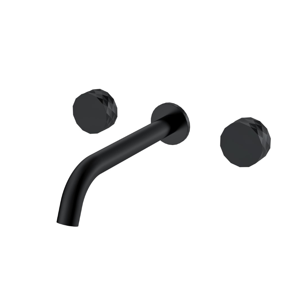 Смеситель из стены STICK DIAMOND на 3 отв. BLACK