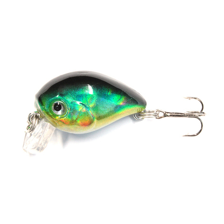 Воблер Namazu Crystal Crank, L-32мм, 2,4г, кренк, плавающий (0,5-1,0м), цвет 12