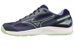 Мужские кроссовки для бадминтона/сквоша Mizuno Cyclone Speed 4 - eveblue/techgreen/iolite