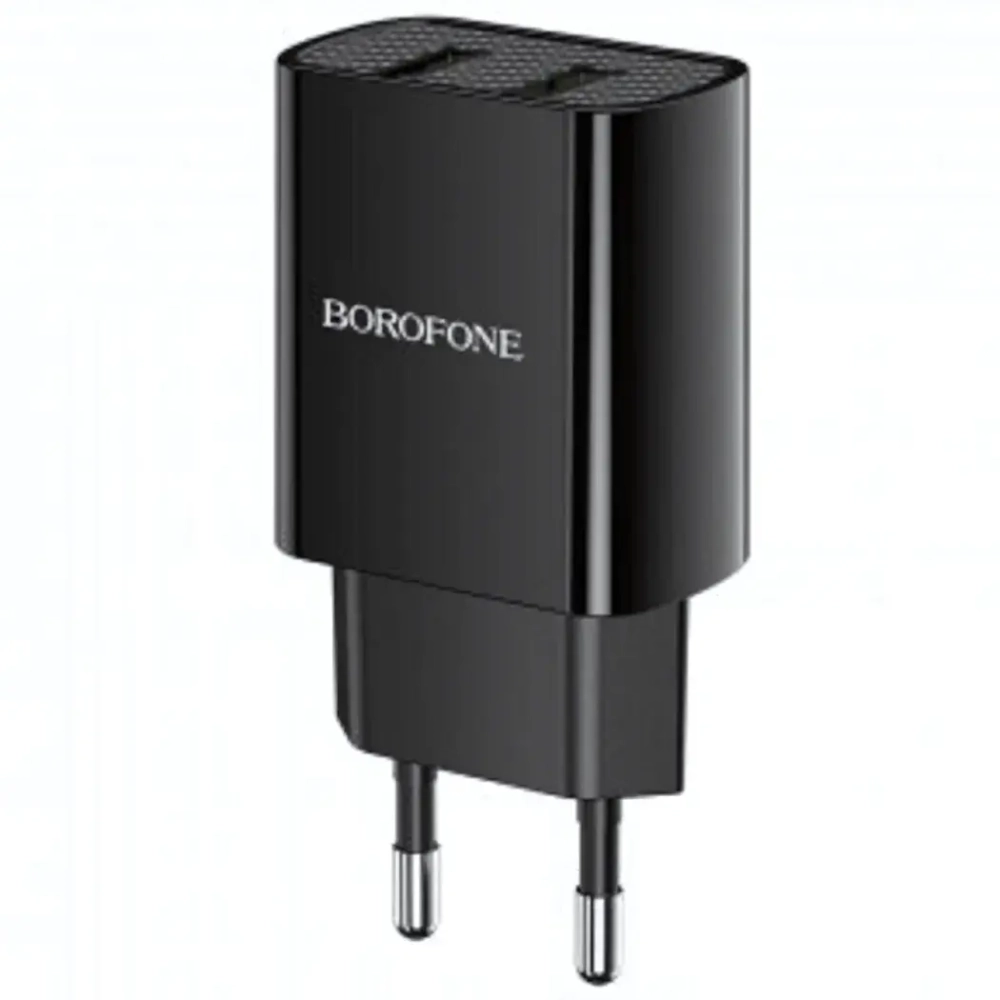 Зарядное устройство Borofone BA53A 2.1A 2xUSB Black