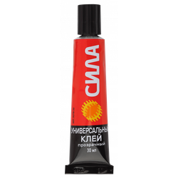 Клей СИЛА SUTB-30 универсальный прозрачный 30 мл туба