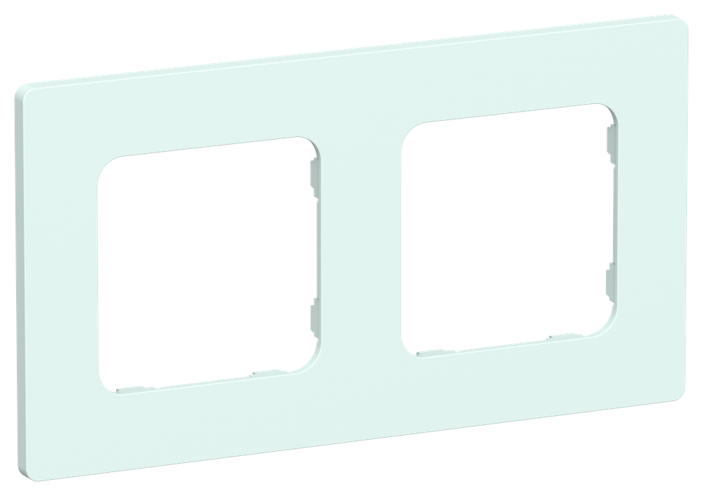 FLITE Рамка 2-местная РУ-2-К-ФлХЛ холодный лед IEK