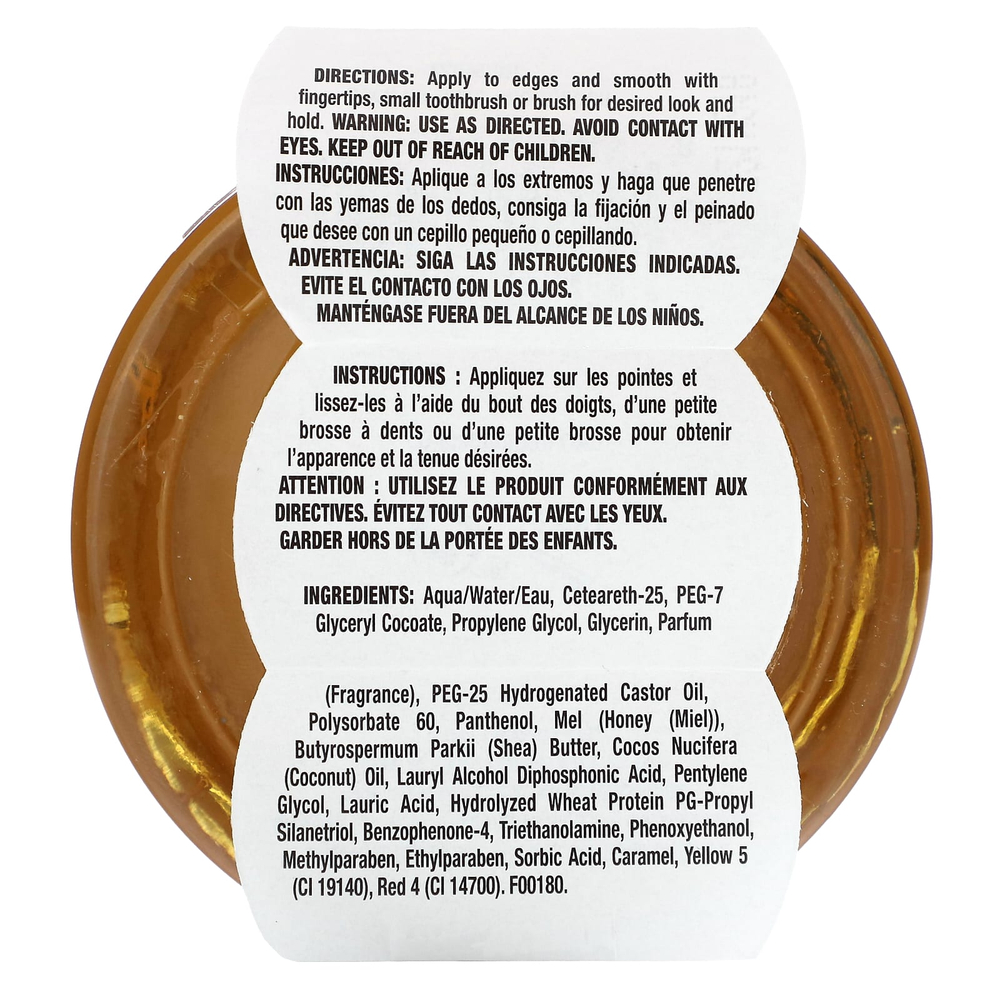 Creme Of Nature, Pure Honey, Moisture Infusion, гель для волос, контролирующий контуры волос, 63,7 г (2,25 унции)