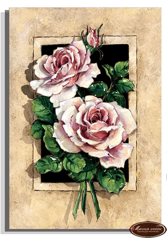 Папертоль РТ150028 "Винтажные розы" 20*29см