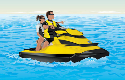 Водитель гидроцикла. Район плавания внутренние водные пути РФ